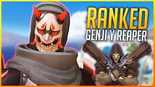 OVERWATCH RANKED: GENJI Y REAPER POSICIONAMIENTO | Makina