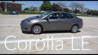 2017 Toyota Corolla LE | Full Enterprise Rental Car Review and Test Drive