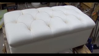 DIY: TUFTED BENCH WITH STORAGE SPACE | diy - ALO Upholstery