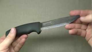 Mora Bushcraft Black. Тест ножа на коррозионную стойкость.