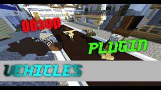 #1 ОБЗОР ПЛАГИНА VEHICLES MINECRAFT 1.11.2. ТРАНСПОРТ В МАЙНКРАФТ!