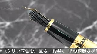 CROSS クロス 万年筆 ピアレス125 23金ヘビーゴールドプレート M