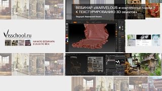 Создание накидки в Marvelous Designer и ZBrush, рисование текстуры в Substance Painter, UnwrapUVW