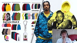 Supreme SS18 Week 8 Full Droplist - MLK Hoodie & Cactus Key Chain Dropping