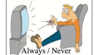 "I always and I never" English Conversation Practice.