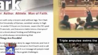 Triple Amputee, author, keynote speaker discusses his book and his life on Fox 4.