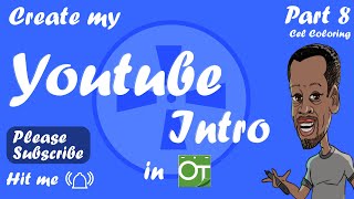 Use Opentoonz | 2D Animation Software | for your Animated YouTube intro (PT 50)