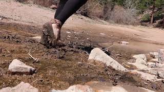 My Beautiful Wedges Trapped Deep in Mud :(