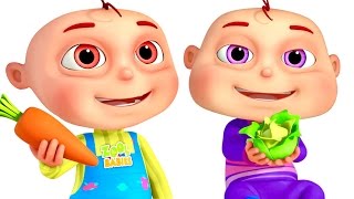 Five Little Babies Playing With Dough - Vegetables ?  | Learn Vegetables For Kids | Zool Babies