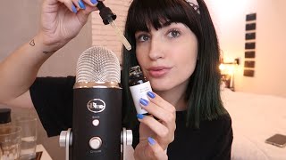ASMR - OBJETOS ALEATÓRIOS E RELAXANTES NO MICROFONE NOVO! (BLUE YETI)
