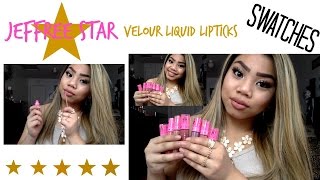 Jeffree Star Liquid Lipsticks Swatches | JazzmarieCarlie