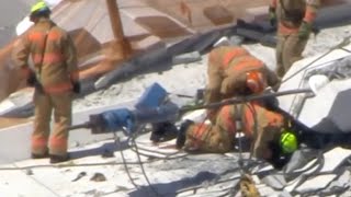 Bridge collapses at Florida International University in Miami