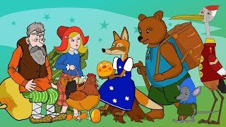 Любимые детские сказки - Репка, Лиса и Журавль, Курочка Ряба, Красная Шапочка, Теремок, Колобок