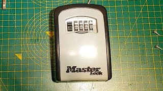 Master Lock Key Safe Opened and Teardown