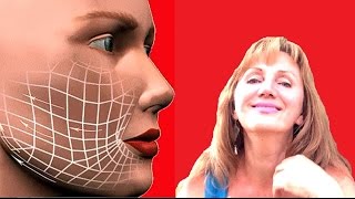 3 минуты для лица #6. Упражнения для мышцы улыбки. Девочковое...