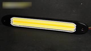 Дневные ходовые огни, гибкие FLEX с поворотником Прямой | Daytime running lights LED DRL COB
