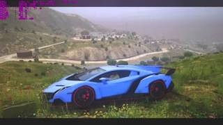 GTA V MODS | Crystal reality + Lamborghini Veneno | 1080//1440//4K Frame Test