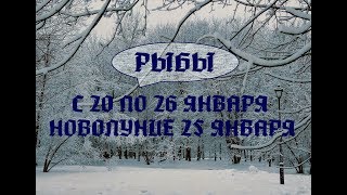 РЫБЫ.ТАРО ПРОГНОЗ НА НЕДЕЛЮ С 20 ПО 26 ЯНВАРЯ 2020 г. НОВОЛУНИЕ 25.01.20. Китайский Новый год.