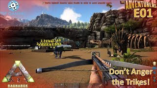 Ark: Return to Ragnarok - E01 Adventurer's vs Ragnarok - Ark Survival Evolved - Trike Disaster