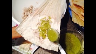 Tamales de Chile Verde (How To) ( Mom)