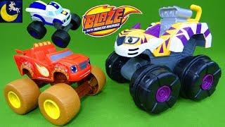 Blaze and the Monster Machines Toys Talking Mud Fest Blaze Super Tiger Claws Stripes Zeg & Darington
