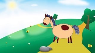 Рисовалки для детей 3-4 лет Давай нарисуем Лошадку