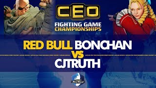 RED BULL Bonchan (Sagat) vs CJTruth (Karin) - CEO 2019 Top 96 - CPT 2019
