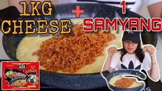 1 KG MOZARELLA CHEESE + 1 SAMYANG 2x SPICY !!