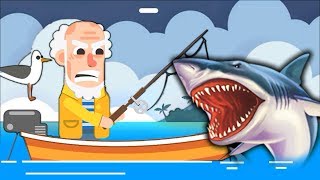 ДЕДУЛЯ РЫБОЛОВ поймал ОГРОМНОГО ДЕЛЬФИНА НА УДОЧКУ симулятор рыбалки
