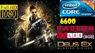 Deus Ex Mankind Divided RX 480 FPS ULTRA SETTINGS Benchmark