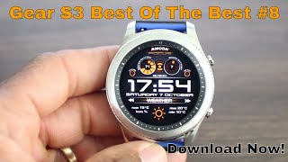 Top 5 Galaxy Watch/ Gear S3/Gear Sport Digital Watch Face Best Of The Best # 8 A Must Download