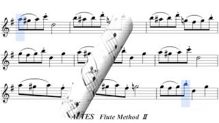 Altes Flute MethodⅡ 18− 1 フルート練習曲