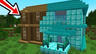 NOVA CASA DO JP SE TRANSFORMOU EM DIAMANTE NO MINECRAFT !