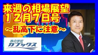 来週の相場展望１２月７日号