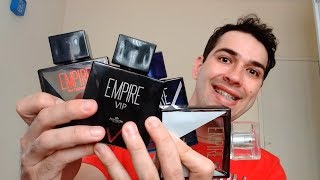 Coleção dos Perfumes Empire Hinode (Tradicional, Vip, Intense e Sport)