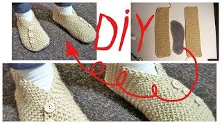 ДОМАШНИЕ ТАПОЧКИ ЛЕГКО И ПРОСТО НА ЛЮБОЙ РАЗМЕР//DIY//