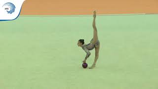 Linoy ASHRAM (ISR) - 2018 Rhythmic Europeans, all around final ball