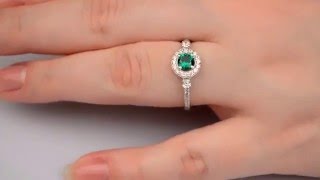 Кольцо серебряное с топазом лондон блю Венера