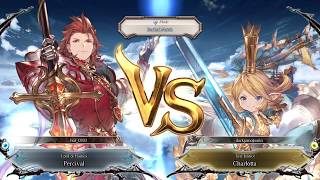 Granblue Fantasy Versus High Level Ranked Match Percival vs Charlotta