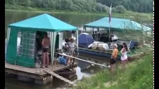 сплав на плоту по реке ока. Два капитана