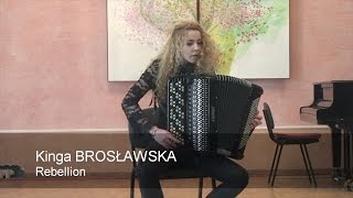 Kinga Brosławska - Rebellion MODERN ACCORDION music Баян Accordeon Akordeon Polski Akkordeon