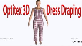 Optitex 3D dress draping | 3D Dress Tutorial | Optitex Virtual Product | Optitex Software