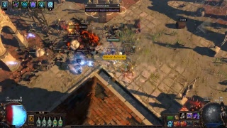 Path of exile. Ведьма с хаос скиллами.