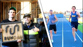 Welding with and Racing Olympian Nick Symmonds
