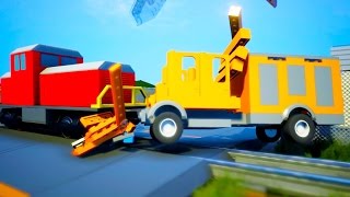 АДСКИЙ LEGO ПОЕЗД ПРОТИВ ФУРЫ НАБИТОЙ ПОДАРКАМИ В BRICK RIGS
