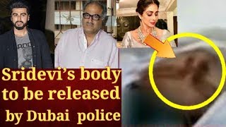 Sridevi’s body to be released for embalming after Dubai Police issue permit