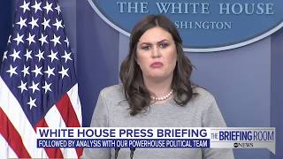 White House press briefing on government shutdown, Donald Trump Jr., Sen. Franken | ABC News