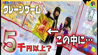 クレーンゲーム姉妹対決！結果5000円以上？福袋の中身は…？【のえのん番組】