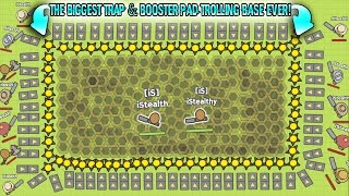 MOOMOO.IO THE BIGGEST TRAP & BOOSTER PAD TROLLING BASE EVER! [Sandbox Mode] (MooMoo.io)
