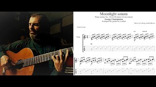 Moonlight sonata Beethoven - classical guitar George Chatzopoulos